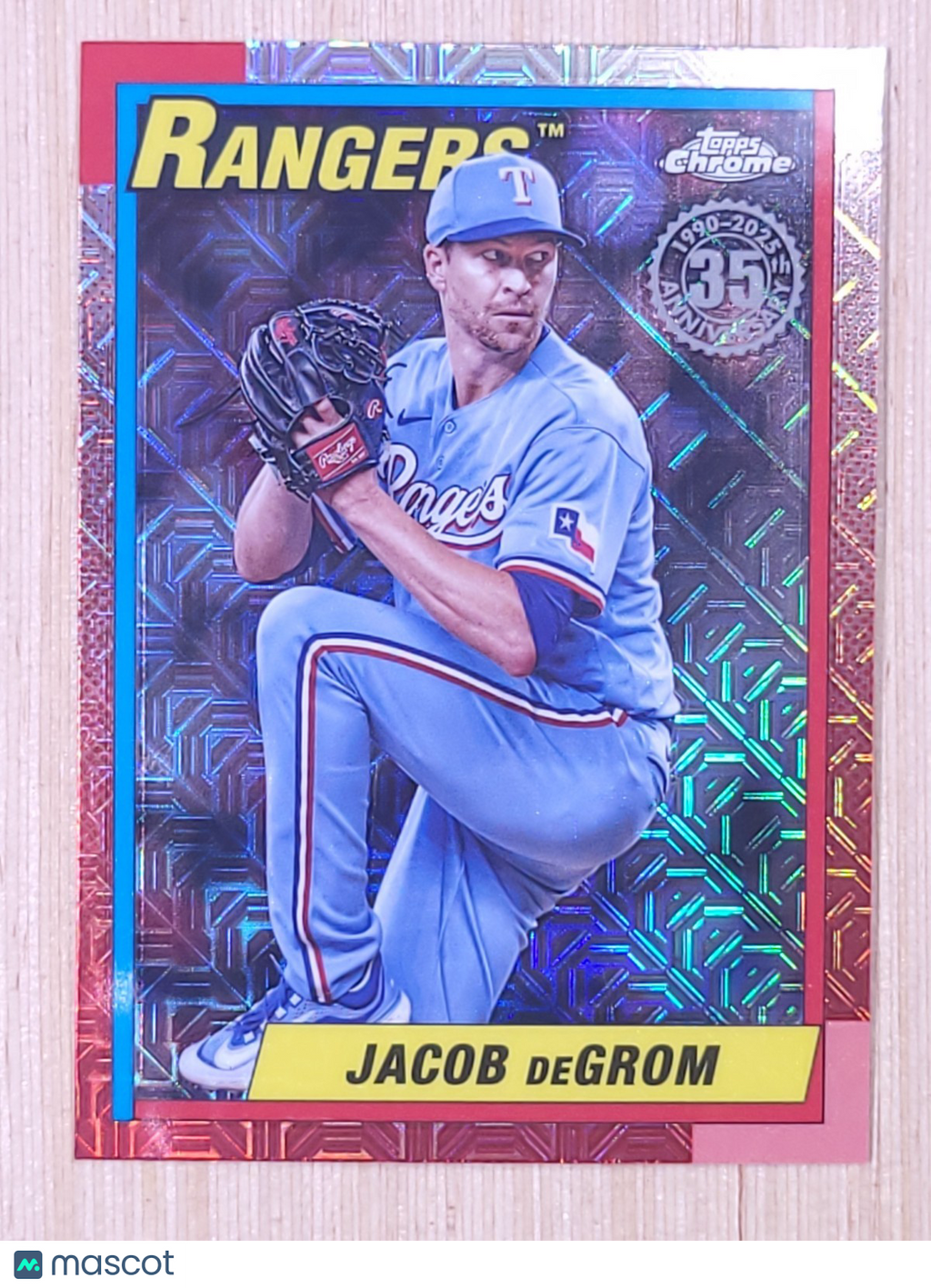 2025 Topps #T90C-142 Jacob DeGrom Mojo