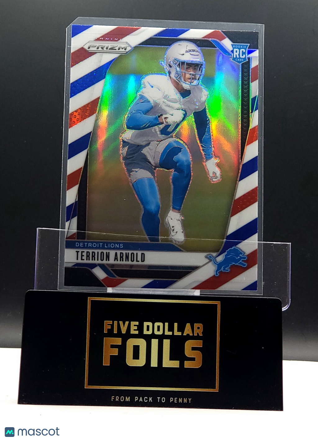 *Free Shipping @ $10* 2024 Panini Prizm #389 Terrion Arnold Red White Blue