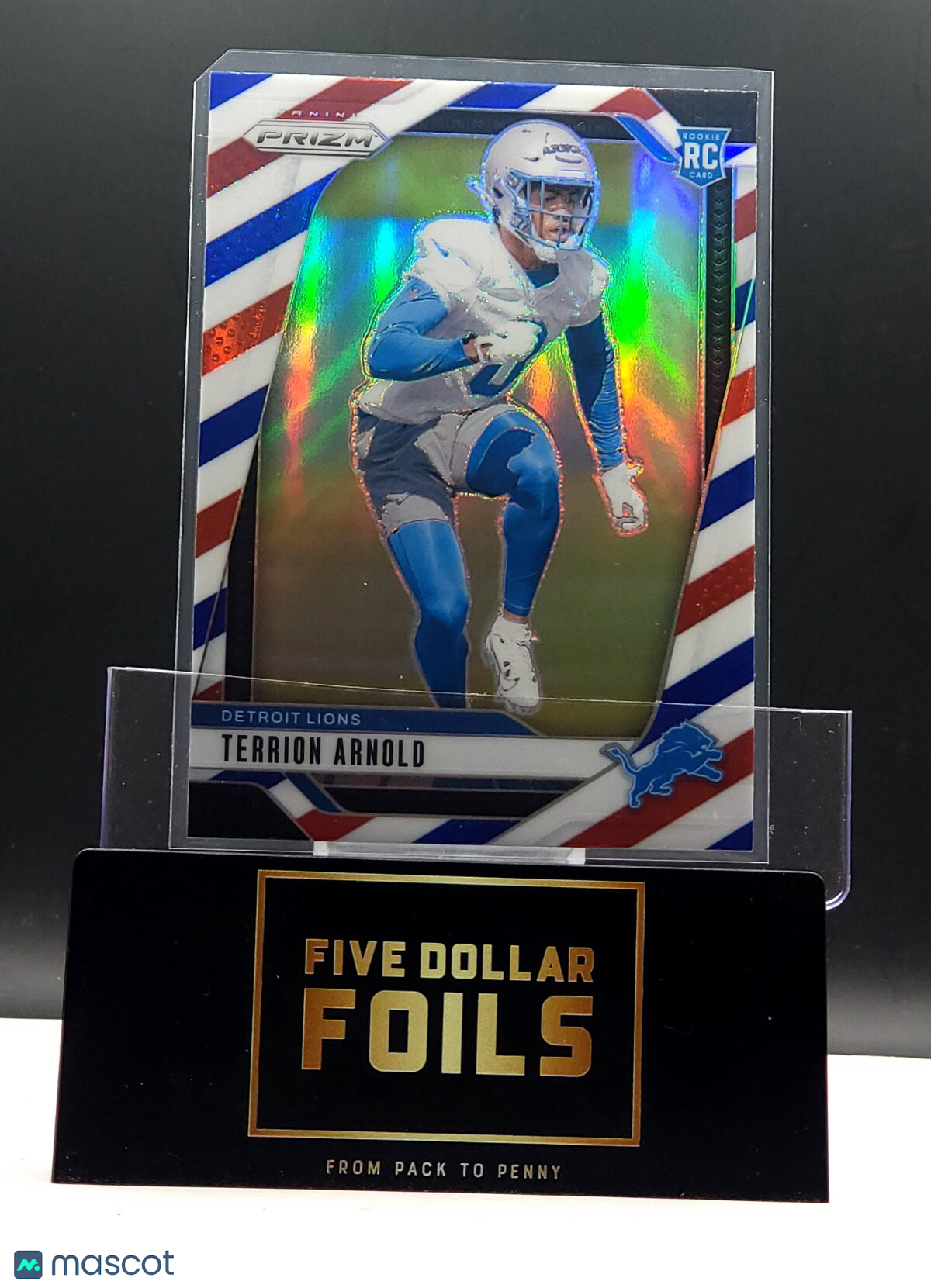 *Free Shipping @ $10* 2024 Panini Prizm #389 Terrion Arnold Red White Blue