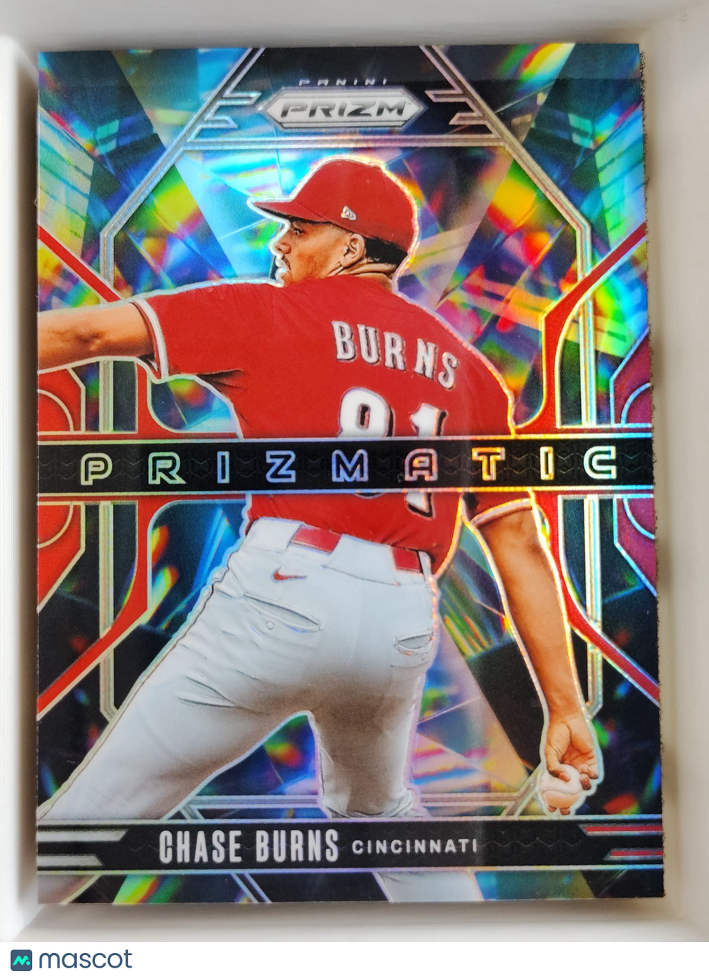 2025 Panini Prizm Prizmatic Chase Burns Red 191/199