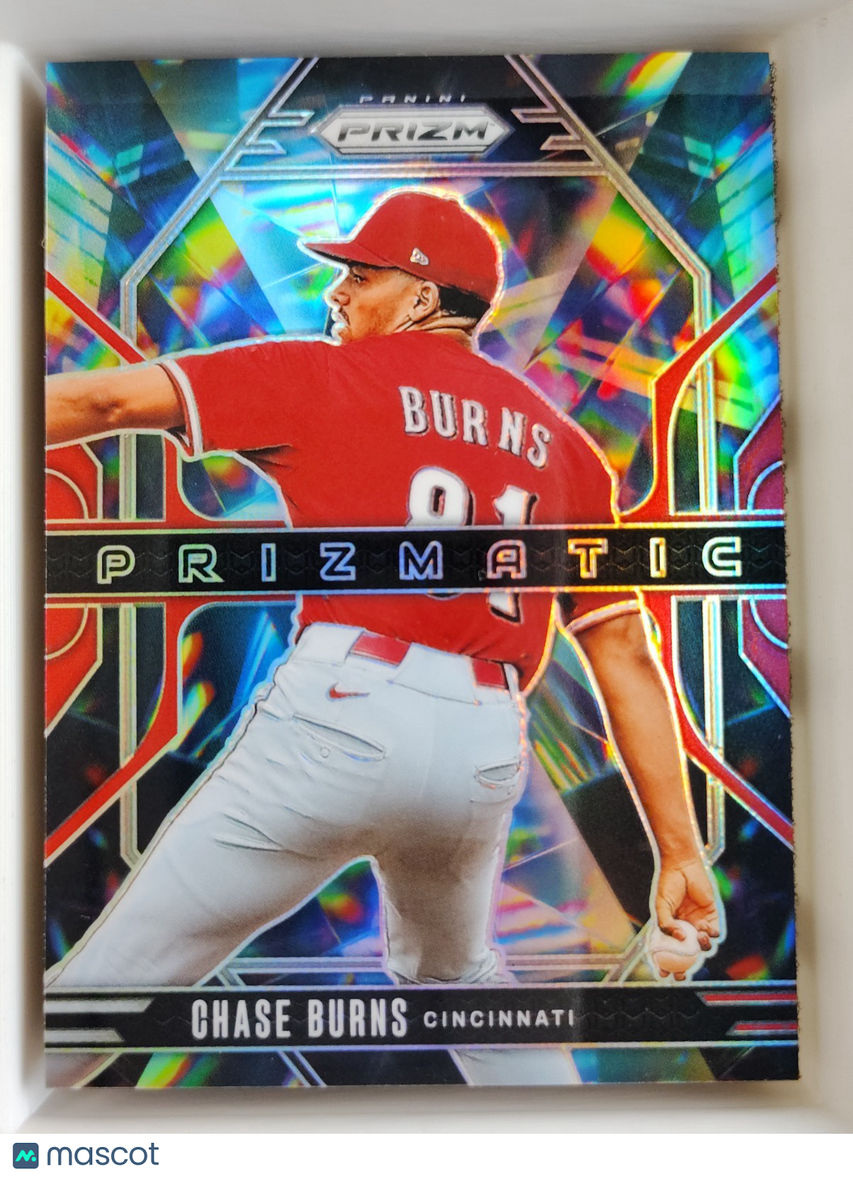2025 Panini Prizm Prizmatic Chase Burns Red 191/199