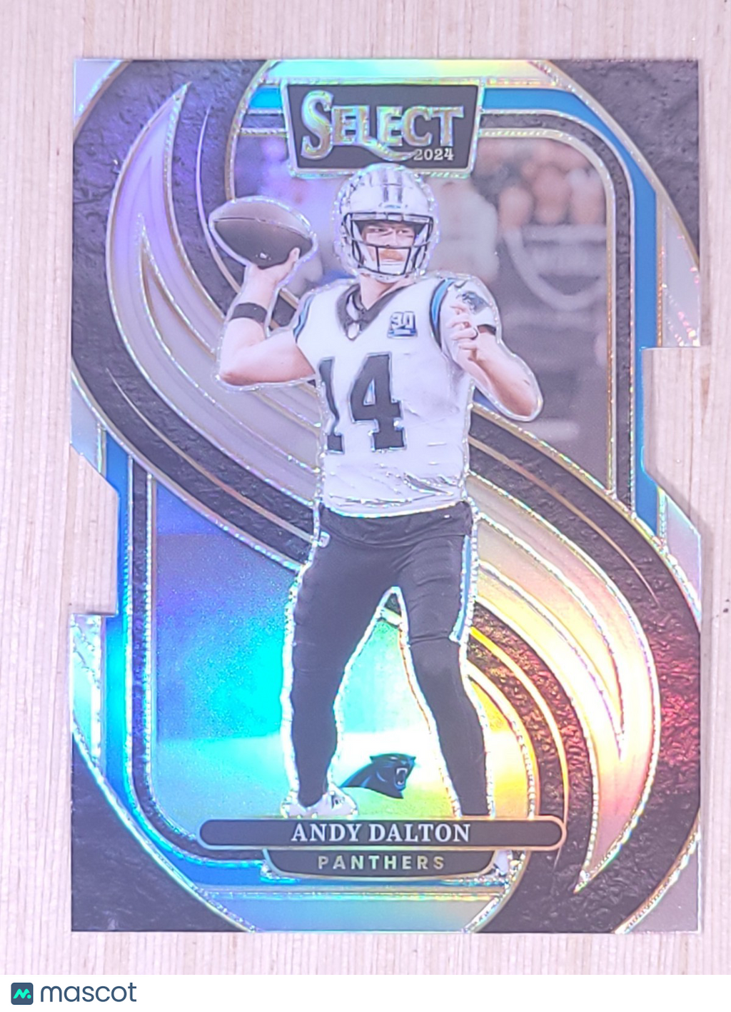 2024 Panini Select #106 Andy Dalton Premier Level Die-Cut Prizm