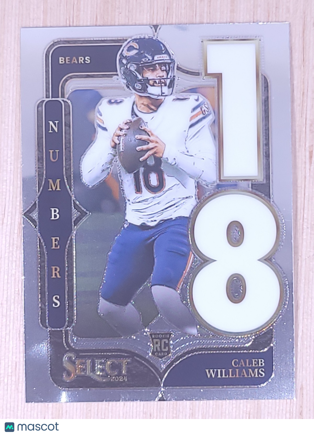 2024 Panini Select Numbers #19 Caleb Williams [Base]