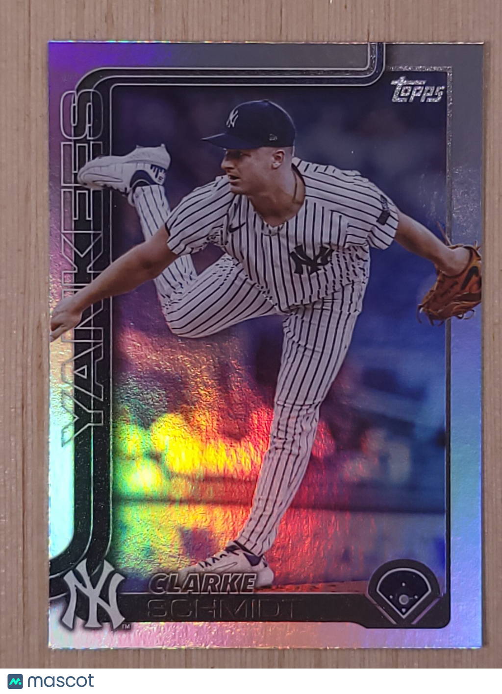 2025 Topps Series 2 - Clarke Schmidt #395 Rainbow Foil