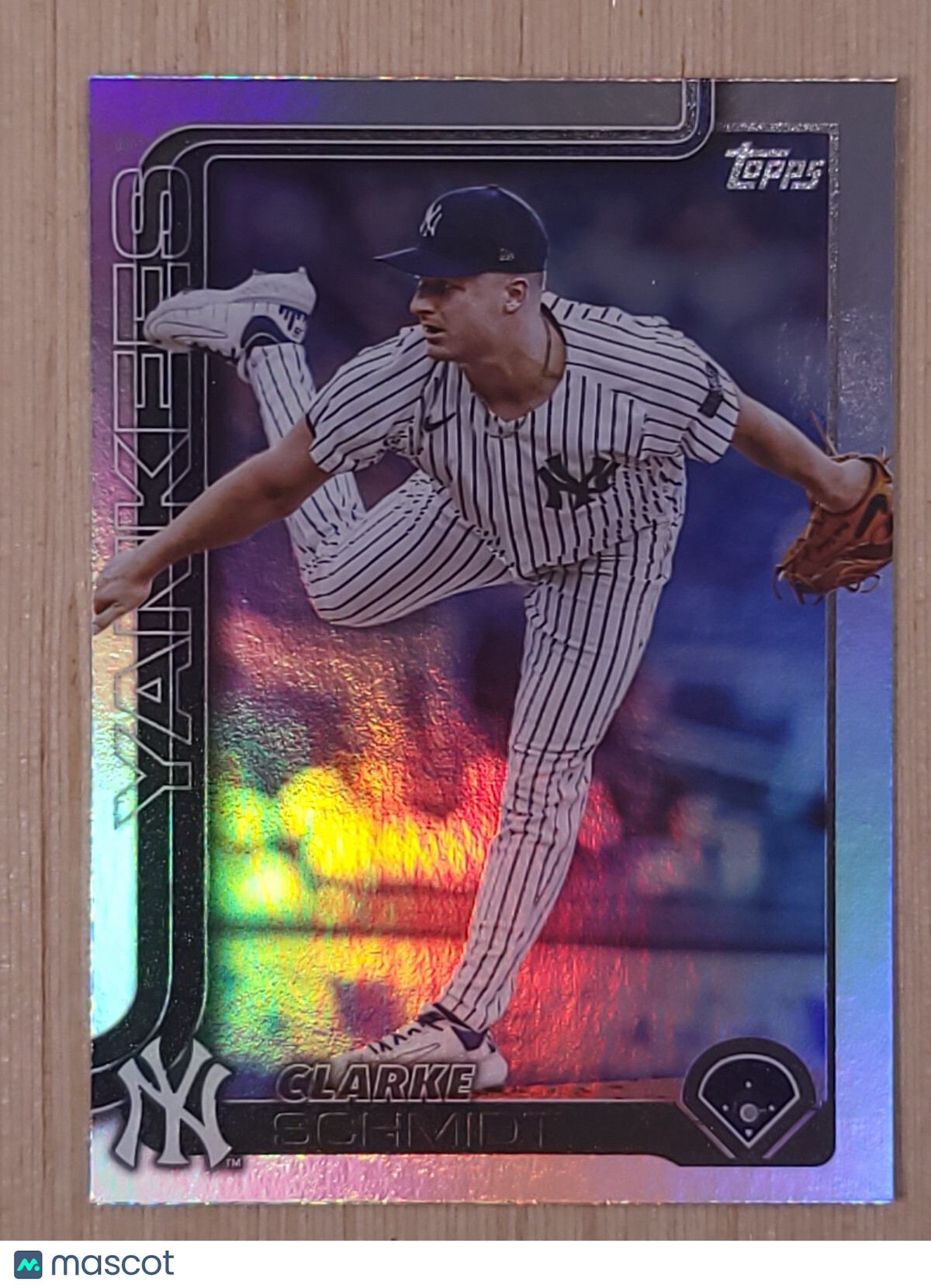 2025 Topps Series 2 - Clarke Schmidt #395 Rainbow Foil
