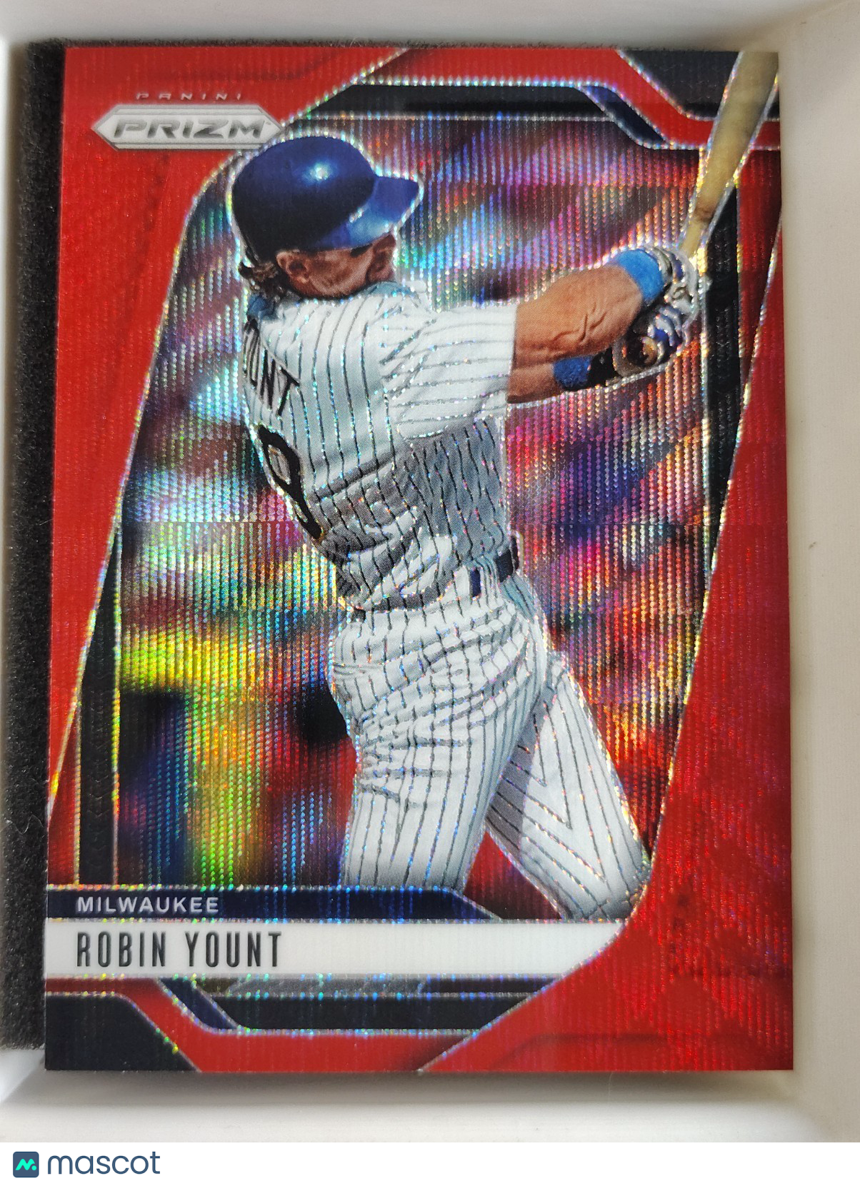 2025 Panini Prizm Robin Yount #63 Ruby Wave