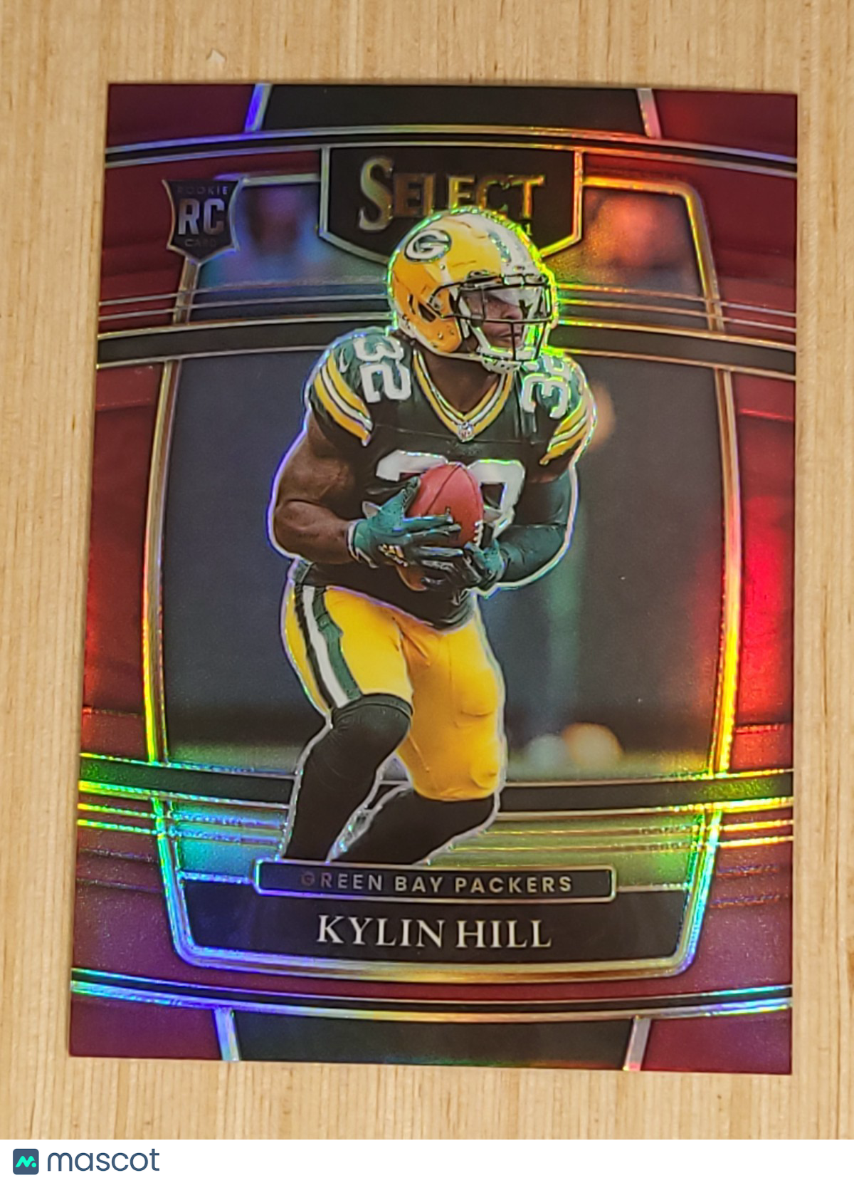 2021 Panini Select - Concourse Kylin Hill #100 Maroon Prizm /149 (RC)
