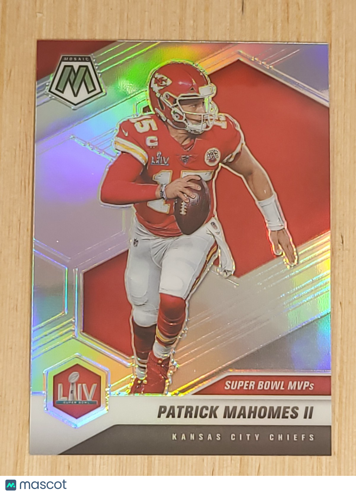 2021 Panini Mosaic - Super Bowl MVPs Patrick Mahomes II #288 Silver Prizm