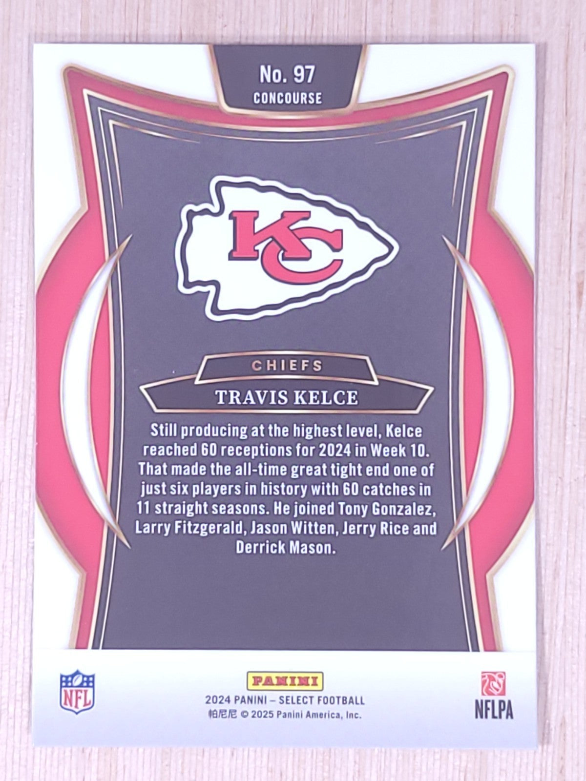 2024 Panini Select #97 Travis Kelce Concourse