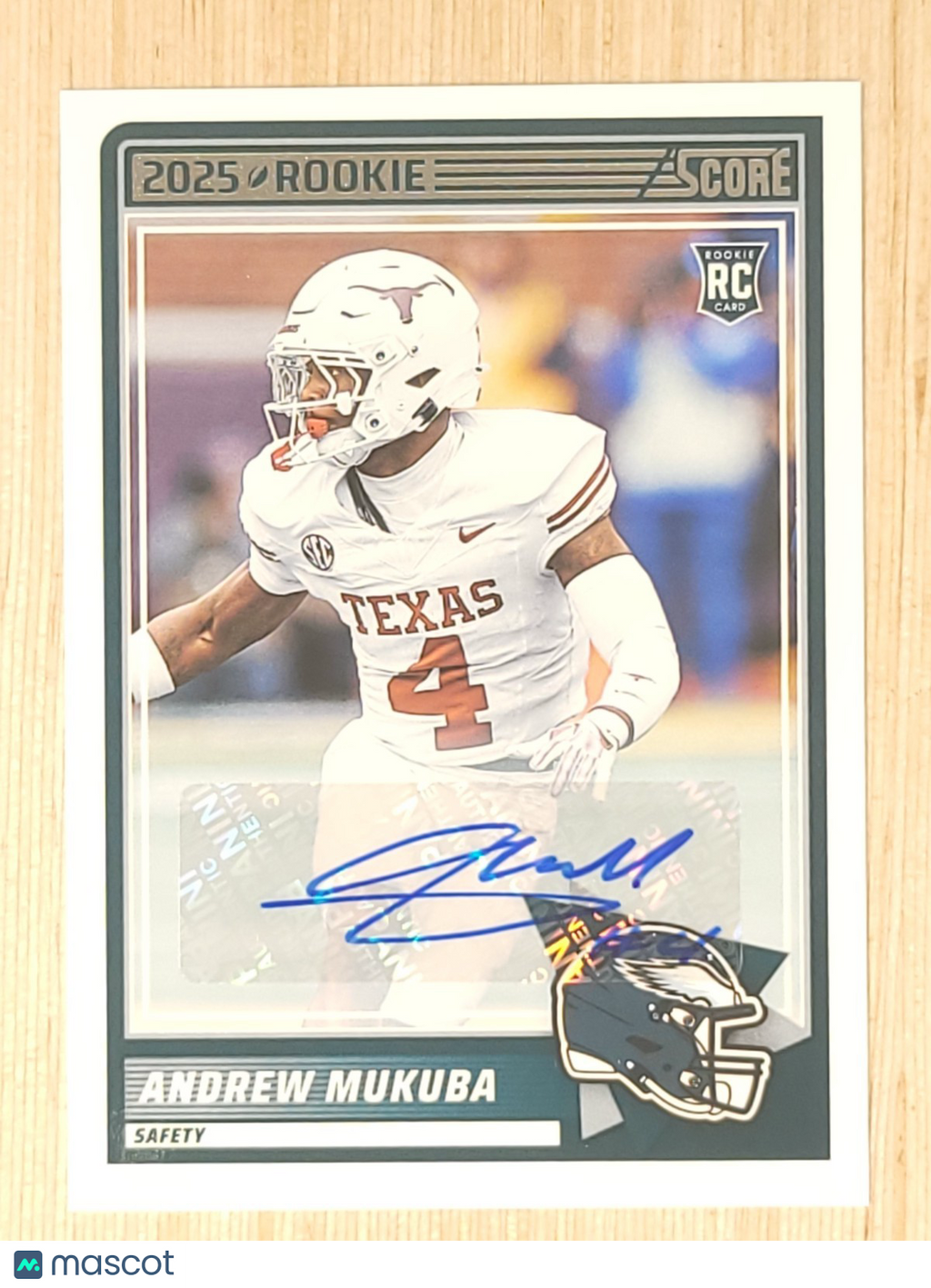 2025 Score #98 Andrew Mukuba Signature
