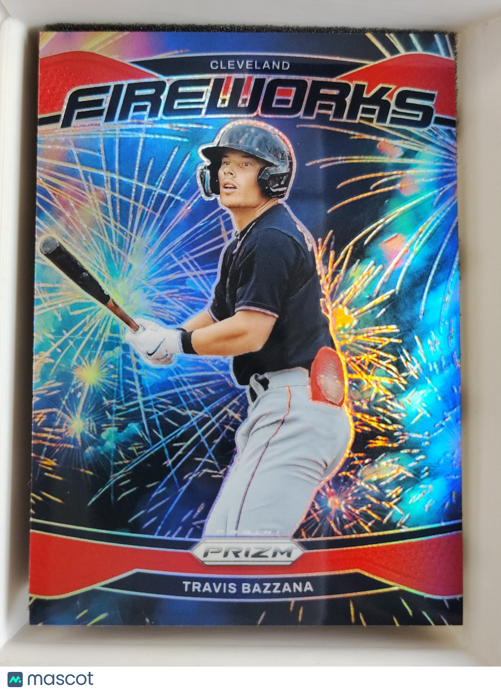 2025 Panini Prizm Fireworks Travis Bazzana 191/199 Red