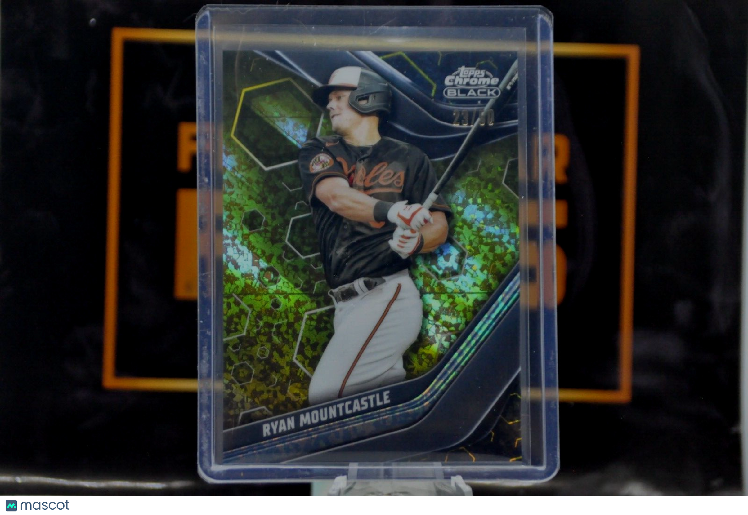 Ryan Mountcastle [Gold Mini Diamond] #17 (2023 Topps Chrome Black) #23/50