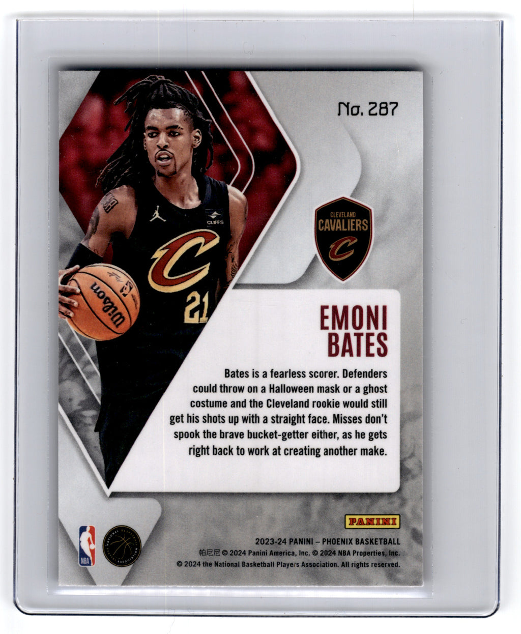 2023 Panini Phoenix Emoni Bates [Red Ice] #287 **Free Shipping @ $10+**