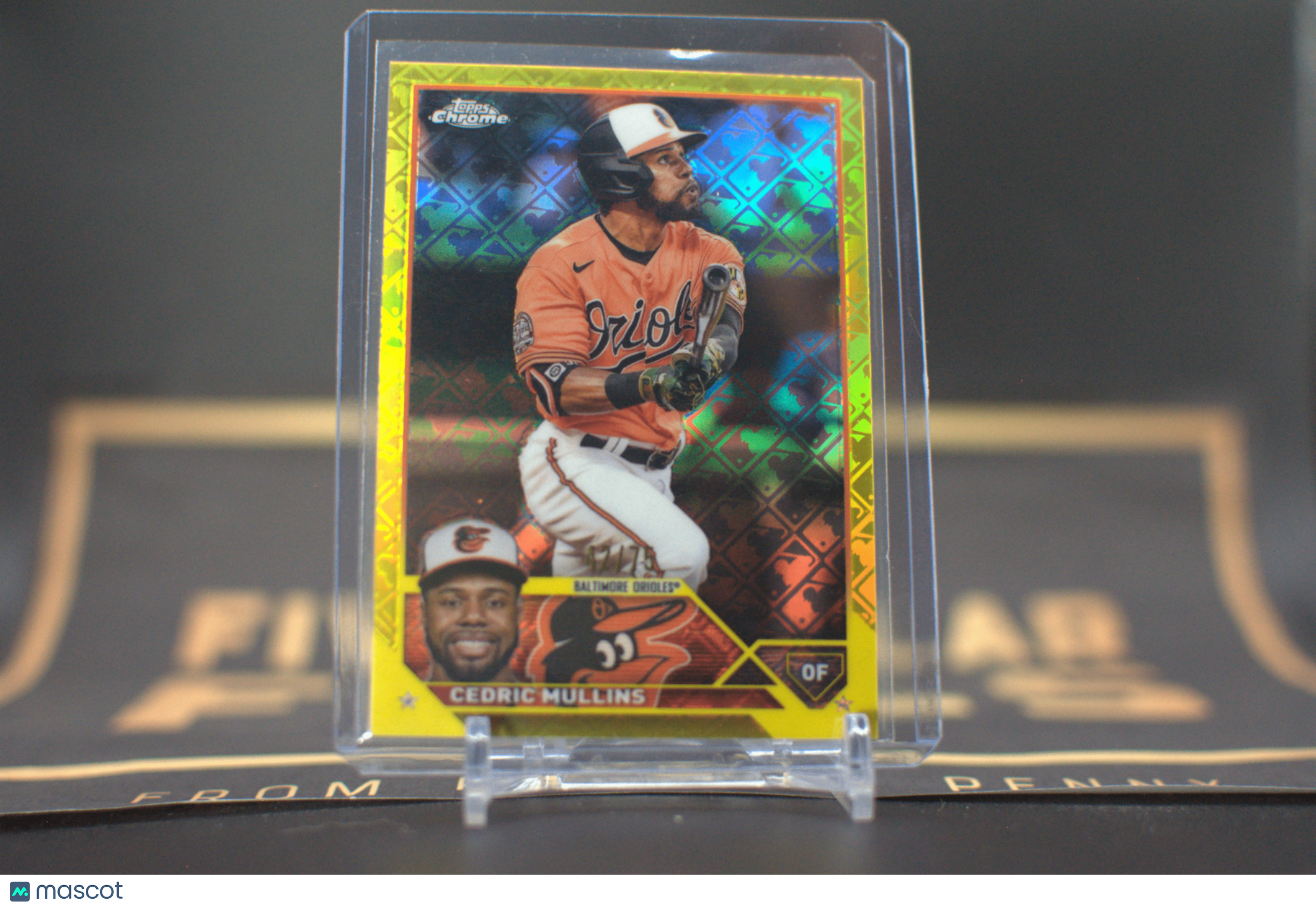 2023 Topps Chrome: Cedric Mullins [Logofractor Yellow] #68