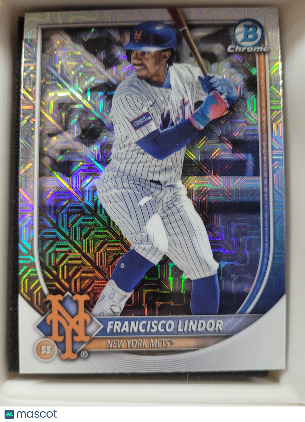 2025 Bowman Chrome Francisco Lindor #59 Chrome Mojo Refractor