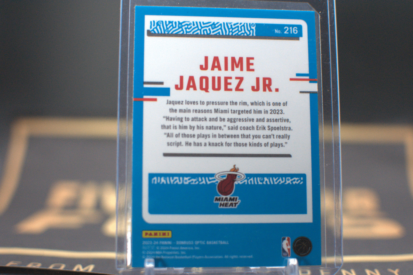 2023 Donruss Optic: Jaime Jaquez Jr. #216