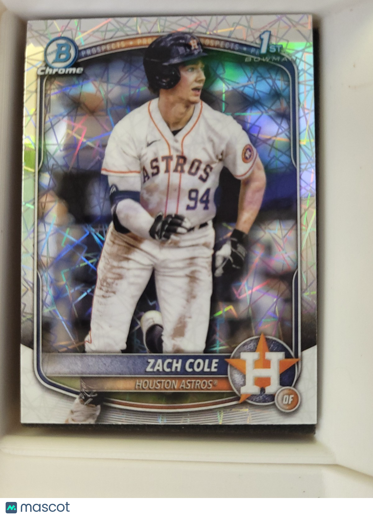 2025 Bowman Chrome #BCP-244 Zach Cole Laser