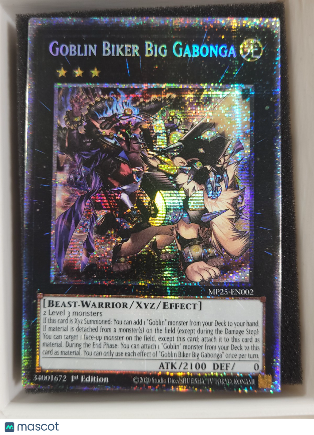 Yu-Gi-Oh! TCG Goblin Biker Big Gabonga MP25-EN002 Foil 1st Edition