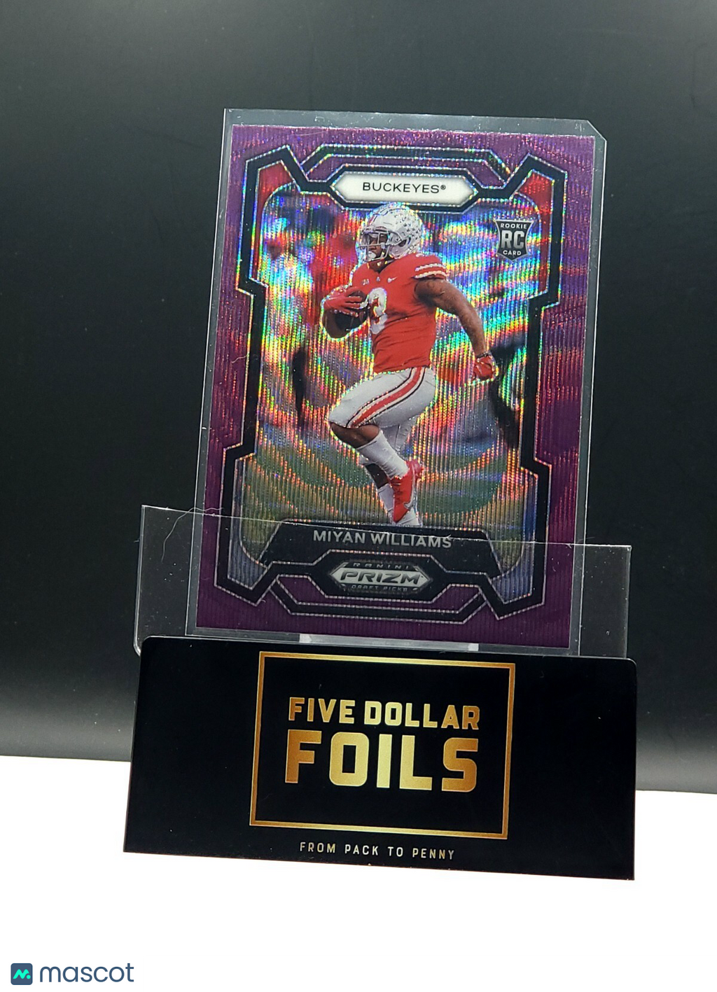 2024 Panini Prizm Draft Picks #162 Miyan Williams  Purple Wave