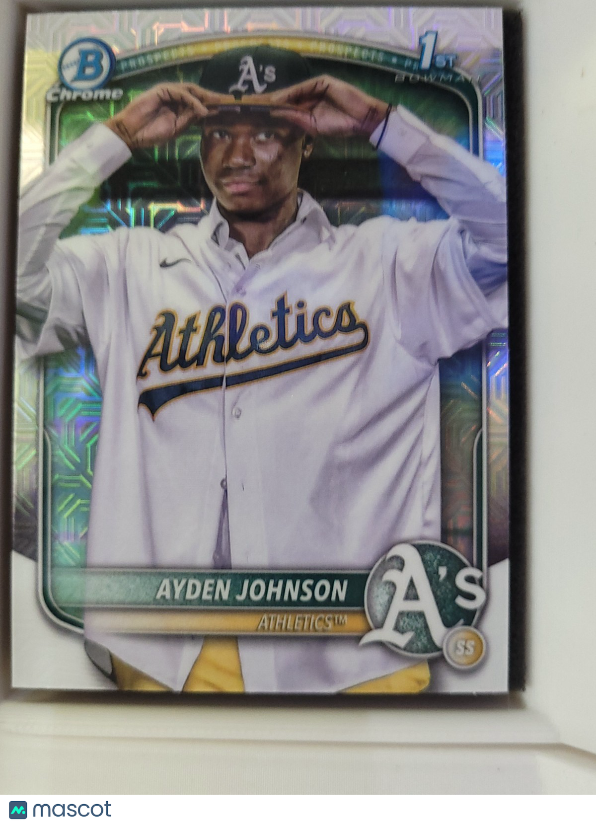 2025 Bowman Chrome Ayden Johnson #BCP-197 Mojo Refractor