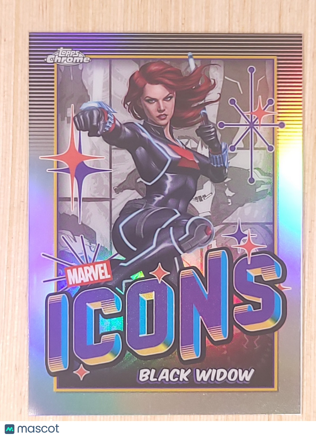2024-25 Topps Chrome Marvel Icons MI-6 Black Widow