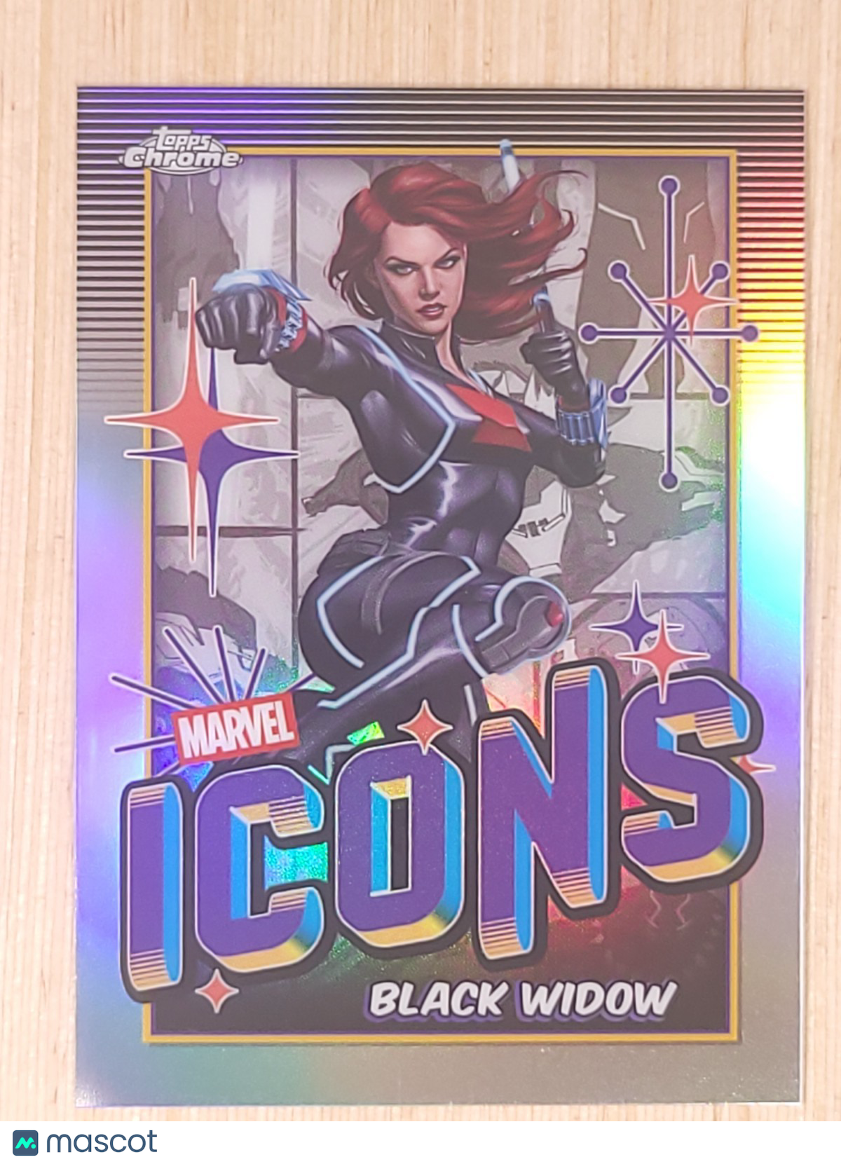 2024-25 Topps Chrome Marvel Icons MI-6 Black Widow