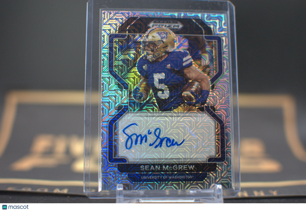 2023-24 PANINI PRIZM DRAFT PICKS : Sean McGrew #RA-SMC RC Mojo AUTO 23/25