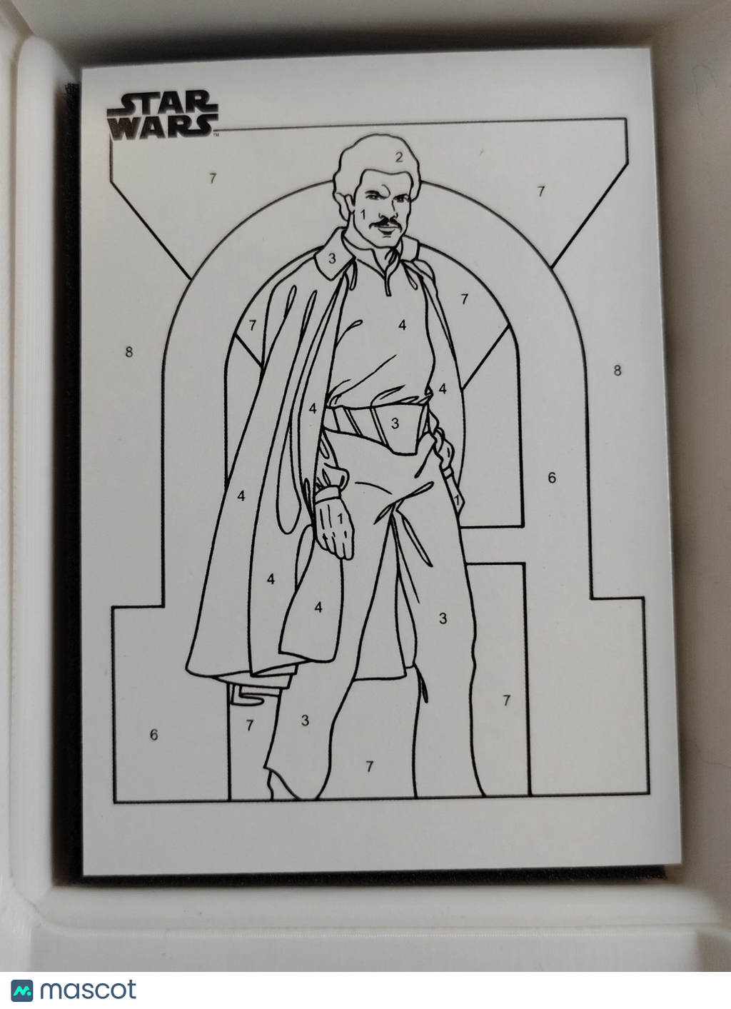2025 Topps Chrome Star Wars By The Numbers #CP-18 Lando Calrissian