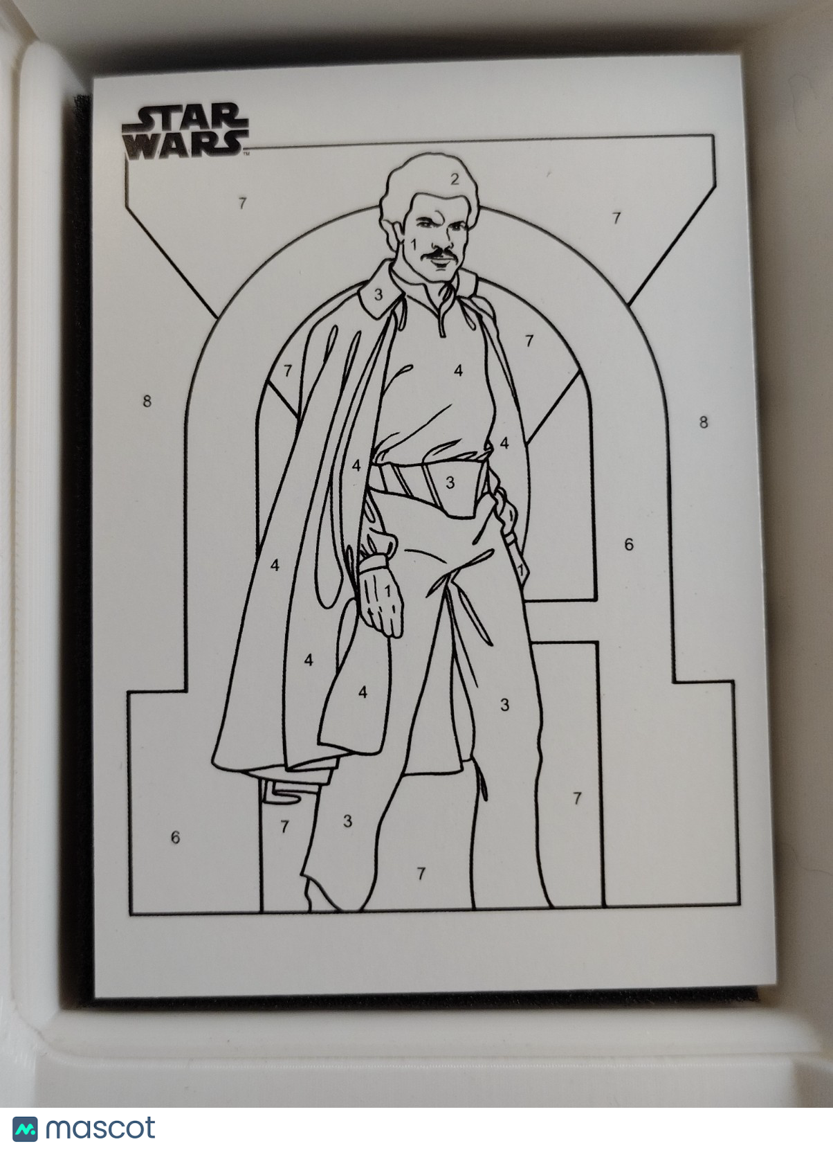 2025 Topps Chrome Star Wars By The Numbers #CP-18 Lando Calrissian