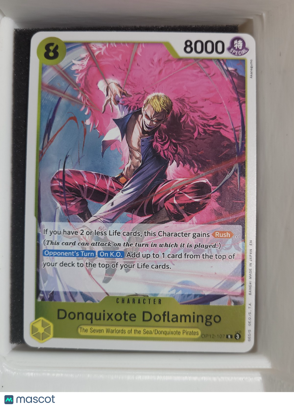One Piece Donquixote Doflamingo OP12-107 Legacy of the Master Foil