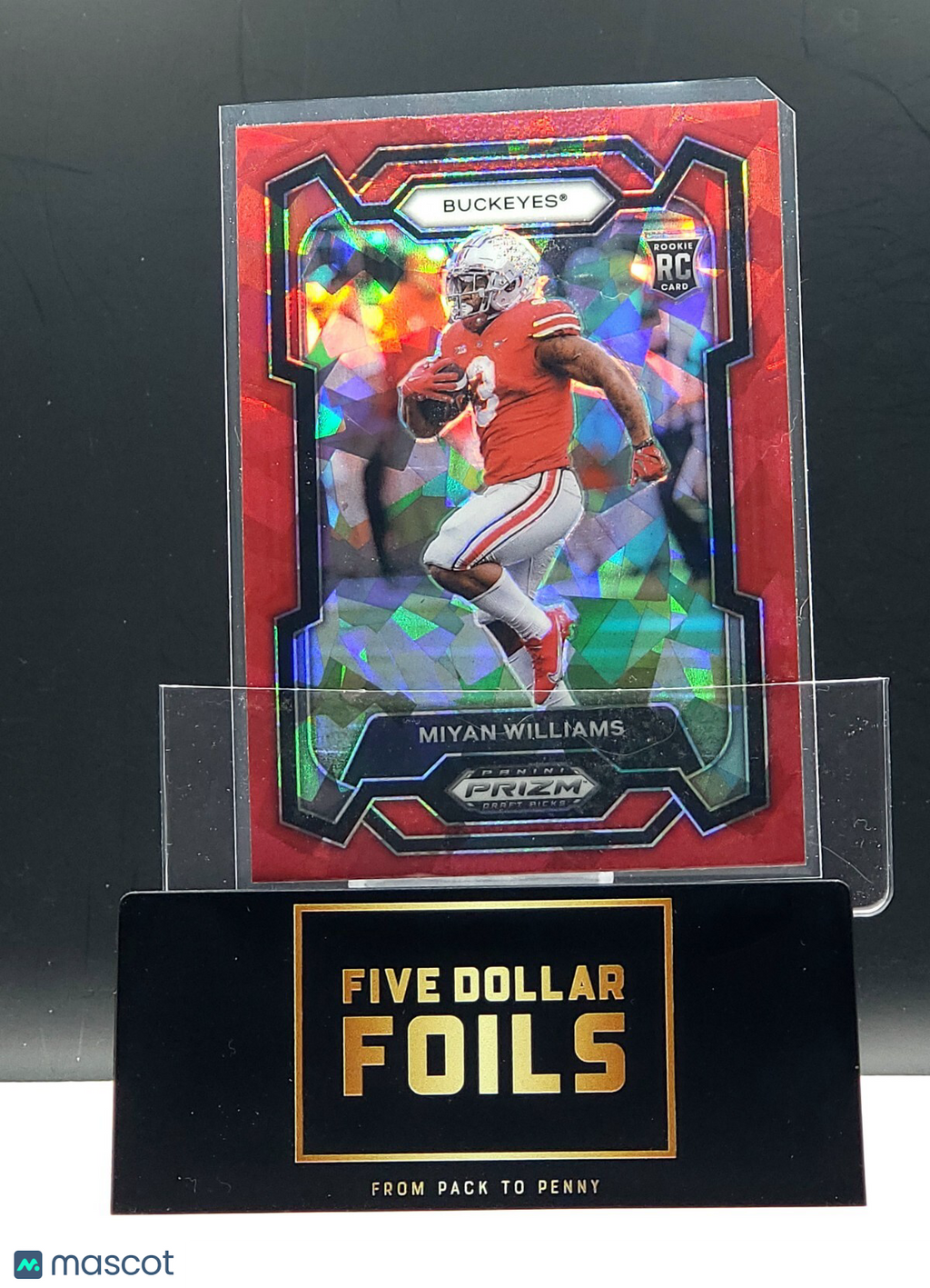 2024 Panini Prizm Draft Picks #162 Miyan Williams Red Ice