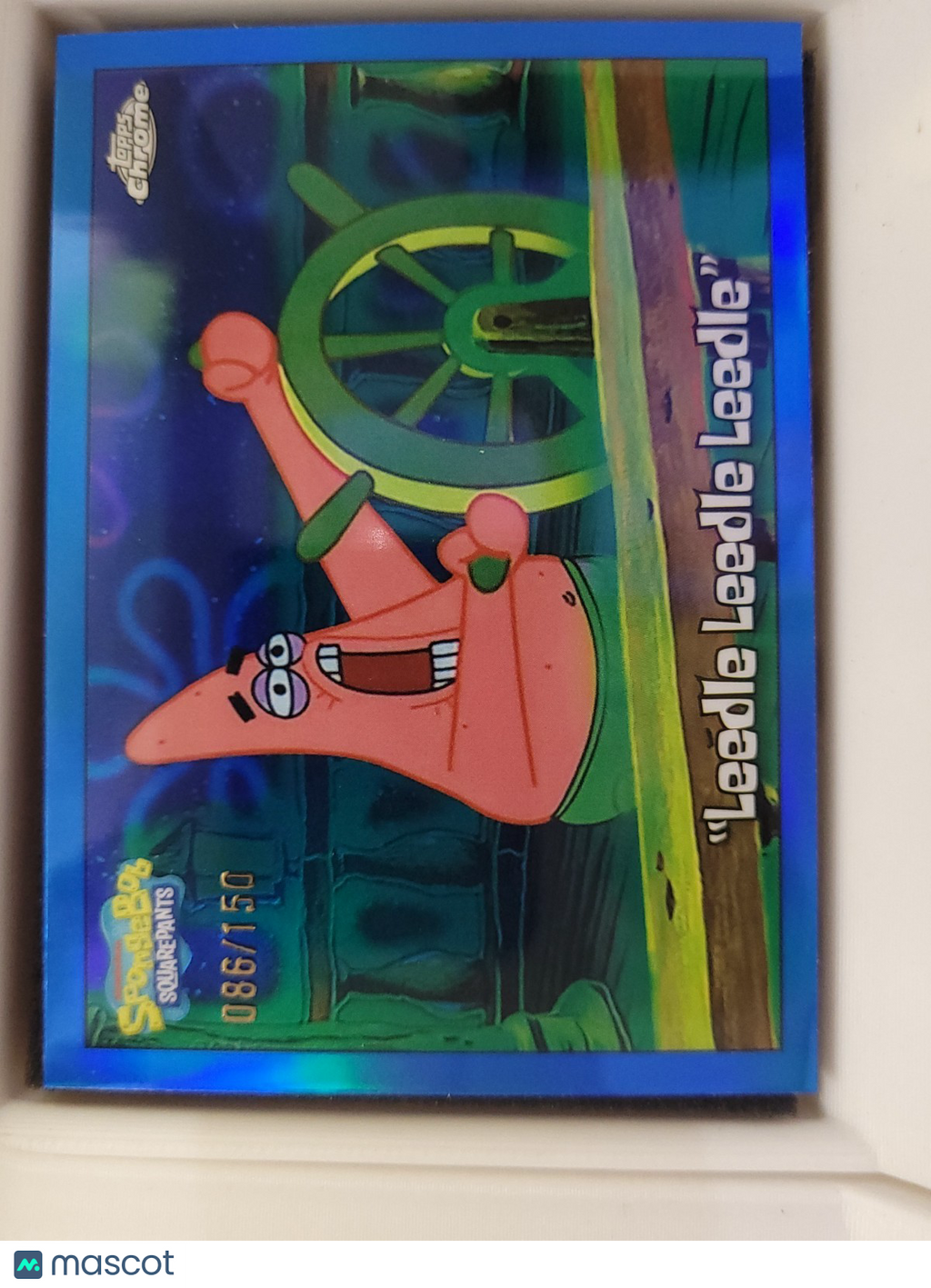 2025 Topps Chrome SpongeBob SquarePants Leedle Leedle Leedle Patrick Blue /150