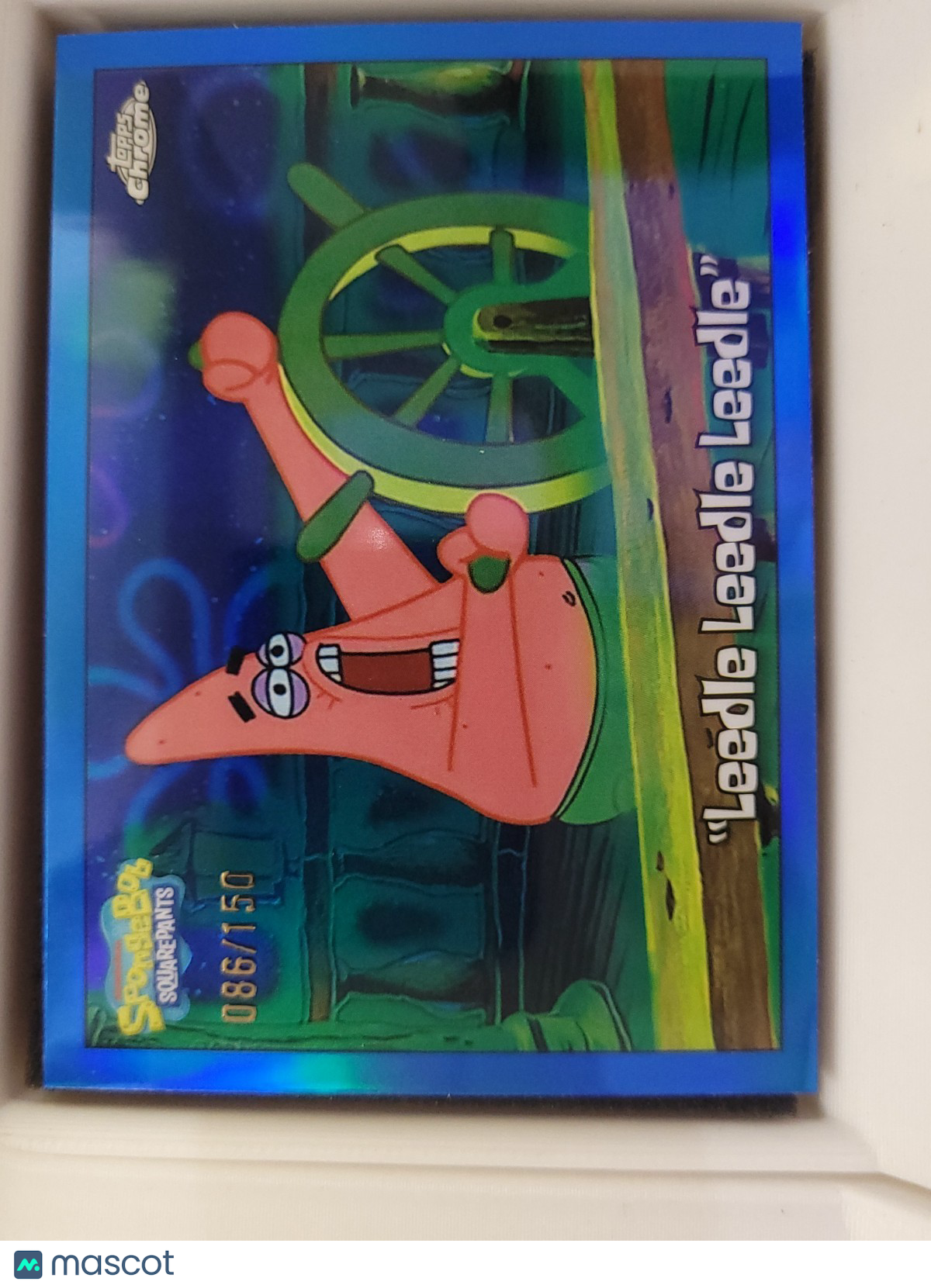 2025 Topps Chrome SpongeBob SquarePants Leedle Leedle Leedle Patrick Blue /150