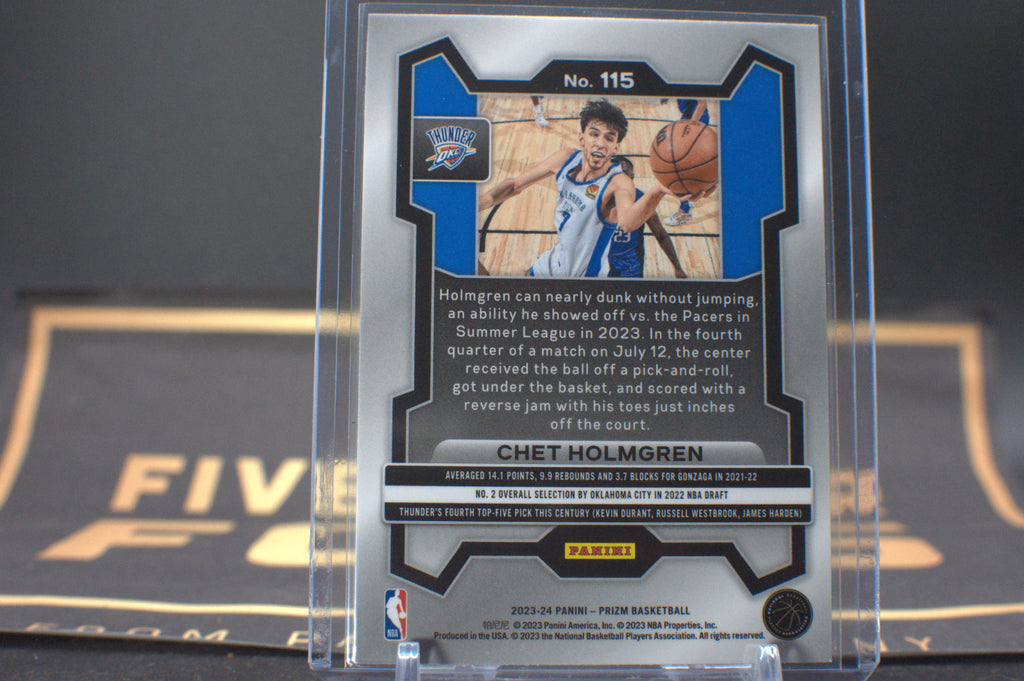 2023 Panini Prizm : Chet Holmgren #115