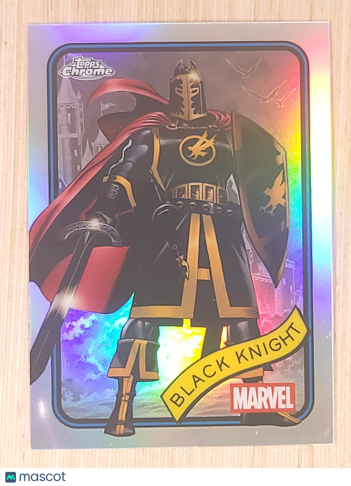 2024-25 Topps Chrome Marvel #165 Black Knight Refractor
