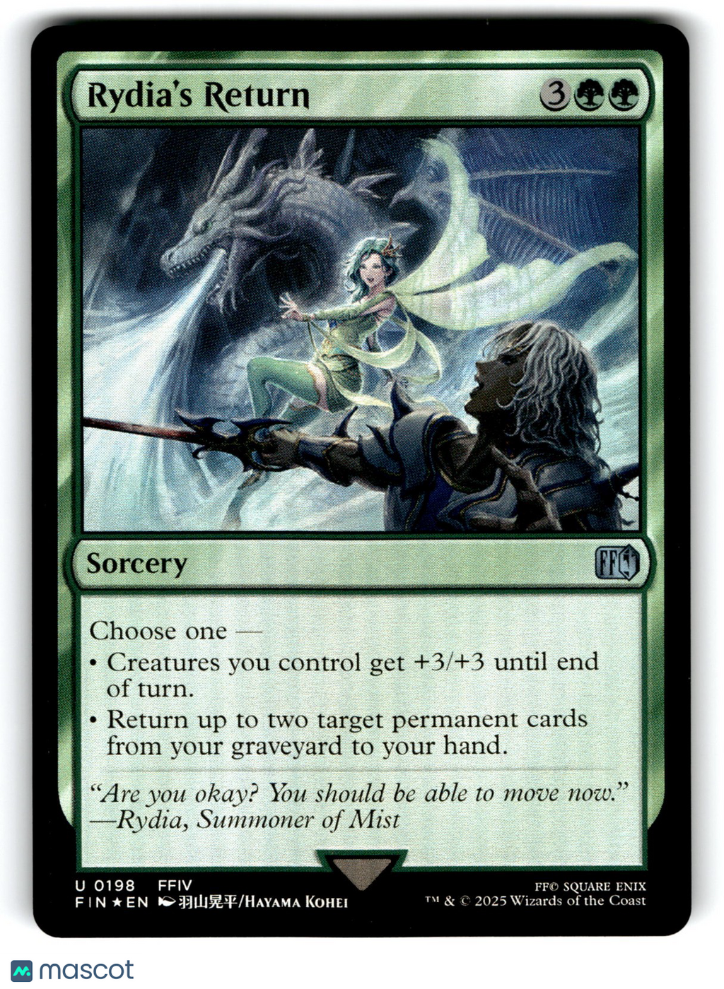 Final Fantasy Magic: The Gathering Rydia's Return Foil