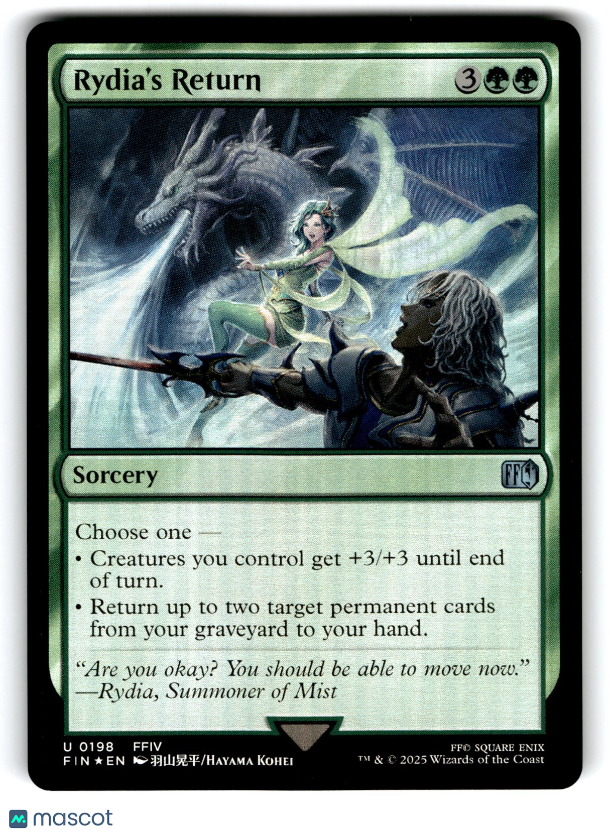Final Fantasy Magic: The Gathering Rydia's Return Foil