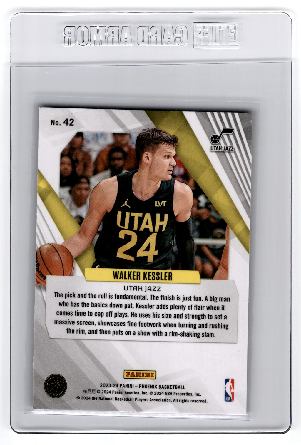 2023 Panini Phoenix Walker Kessler #42 **Free Shipping @ $10+**