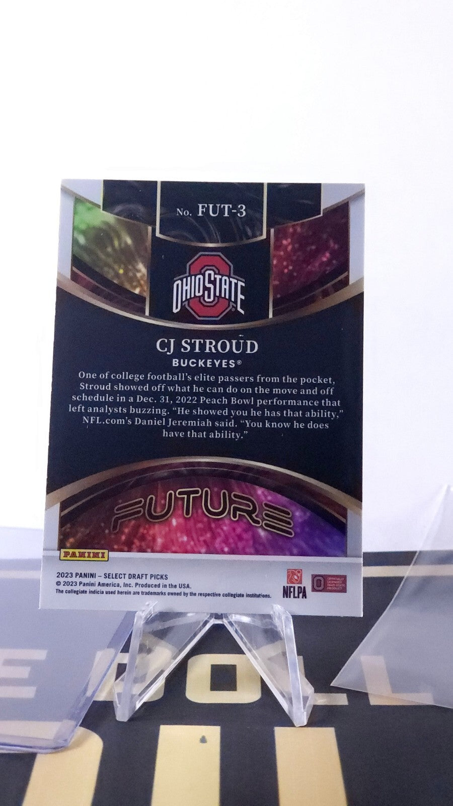2023 Panini Select Draft Picks Future: CJ Stroud [Future] #FUT-3
