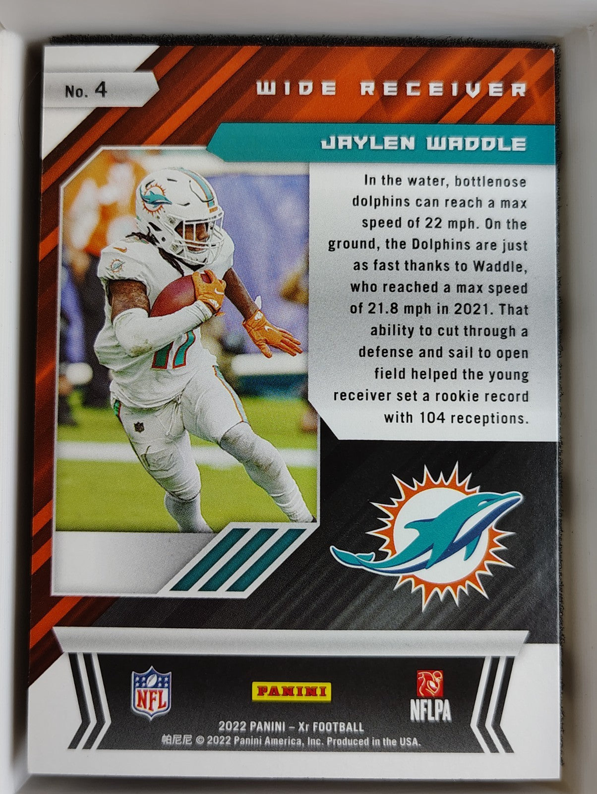 2022 Panini XR - Jaylen Waddle #4