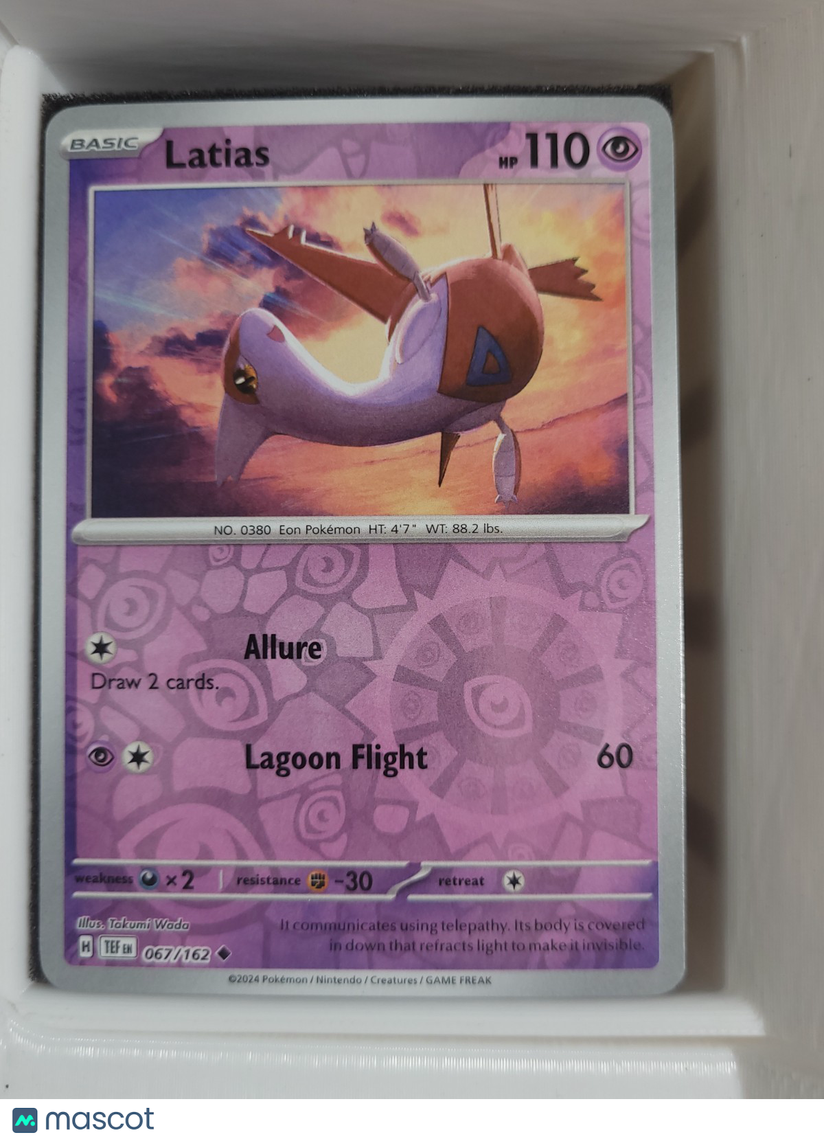 Pokémon TCG 067/162 Latias Uncommon Reverse Holo