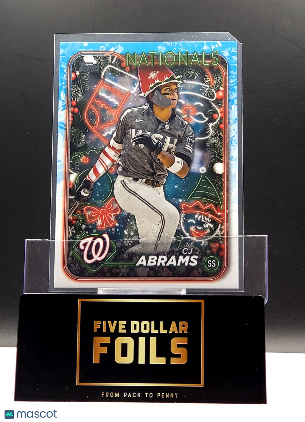 *Free Shipping @ $10* 2024 Topps Holiday - #H47 C.J. Abrams Holiday Variation