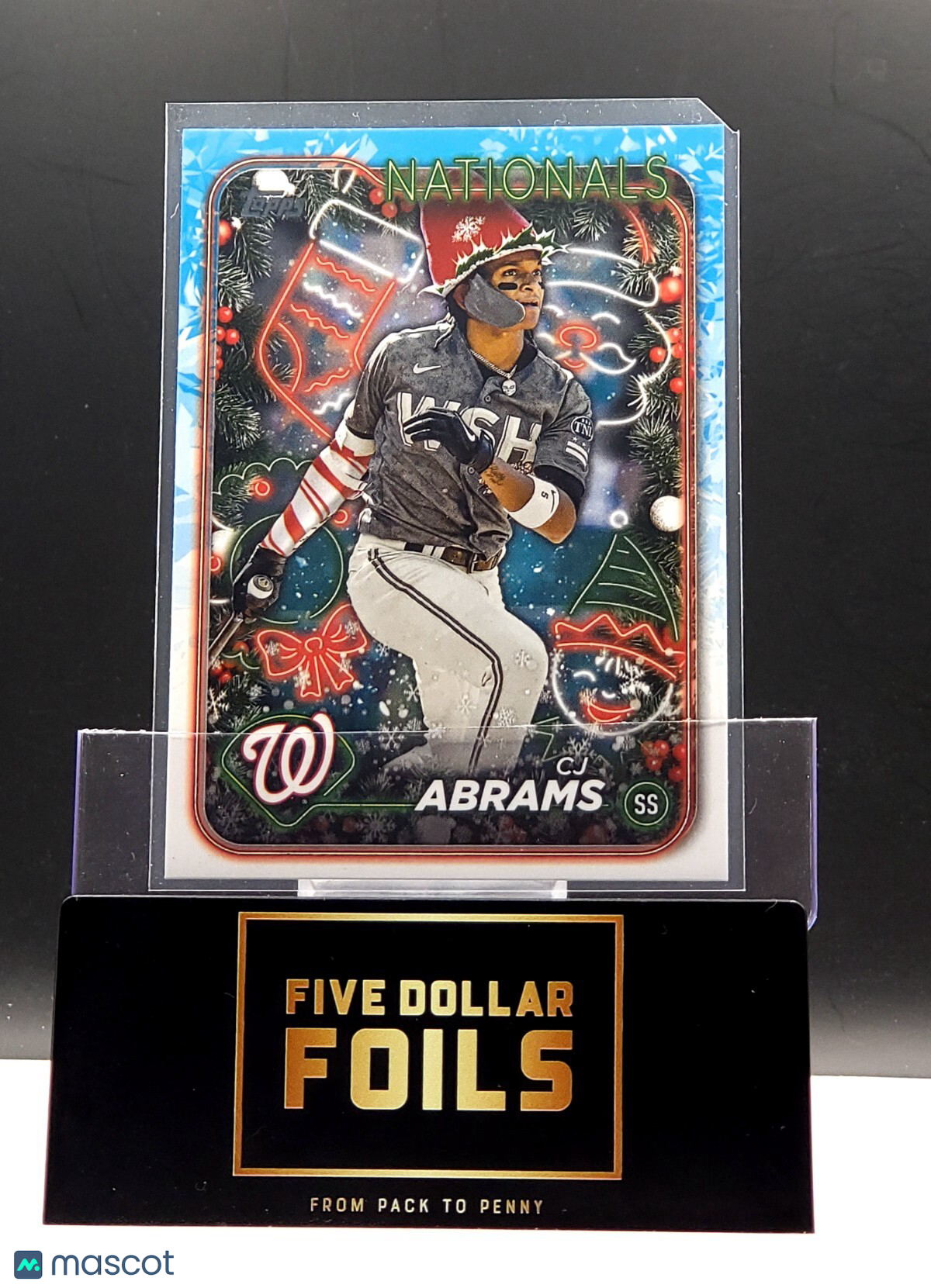 *Free Shipping @ $10* 2024 Topps Holiday - #H47 C.J. Abrams Holiday Variation