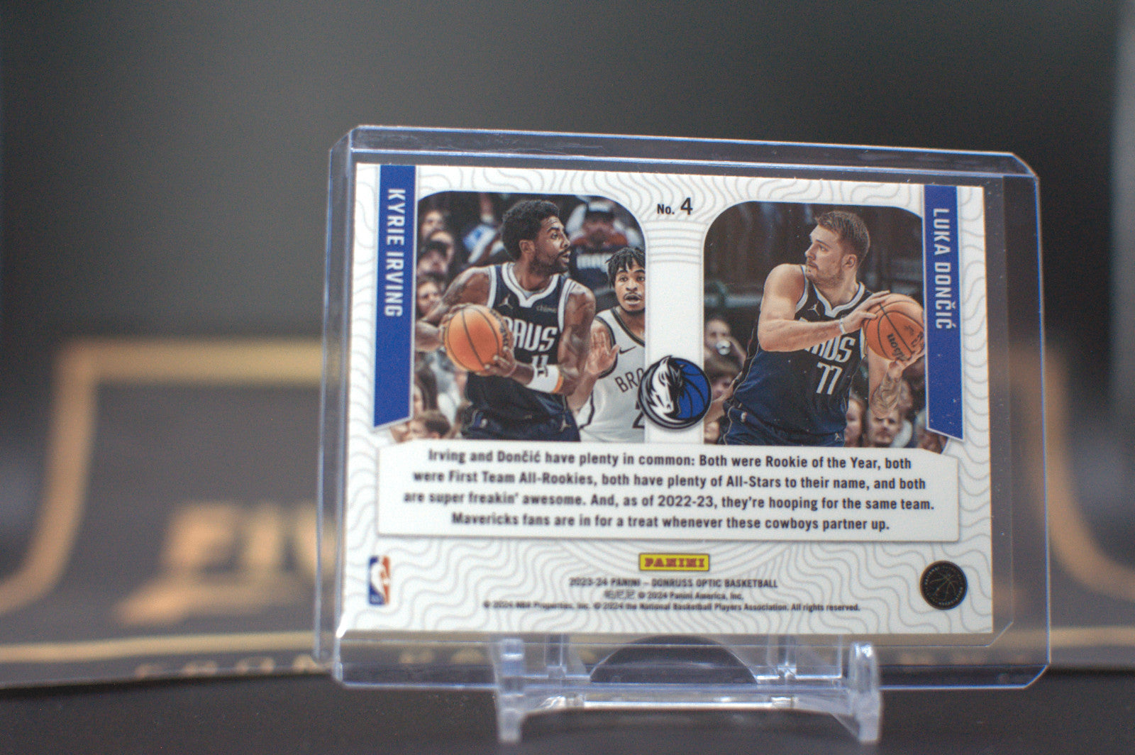 2023 Donruss Optic Optical Illusion: Kyrie Irving / Luka Doncic #4