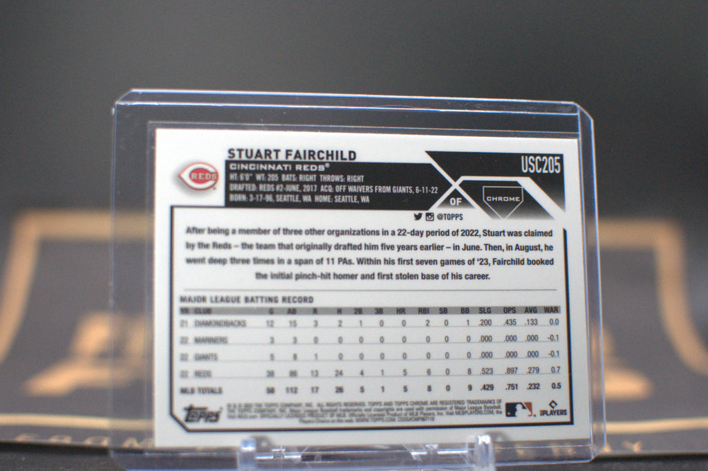 2023 Topps Chrome Update: Stuart Fairchild [Pink] #USC205