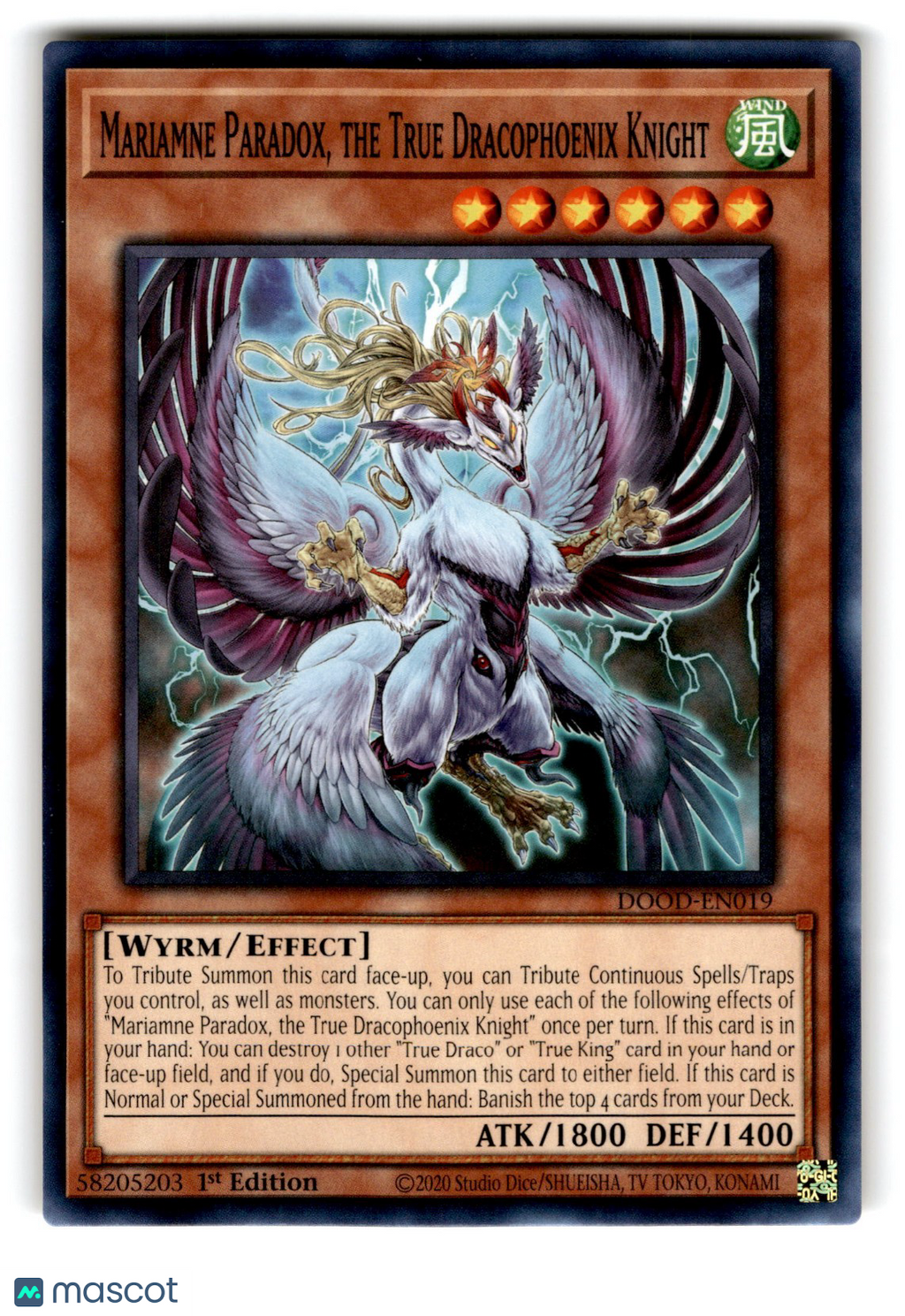 Mariamne Paradox, the True Dracophoenix Knight 1st Edition