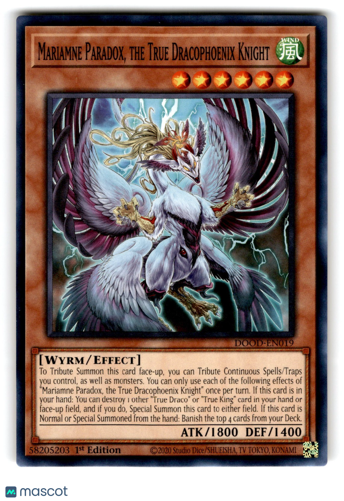 Mariamne Paradox, the True Dracophoenix Knight 1st Edition