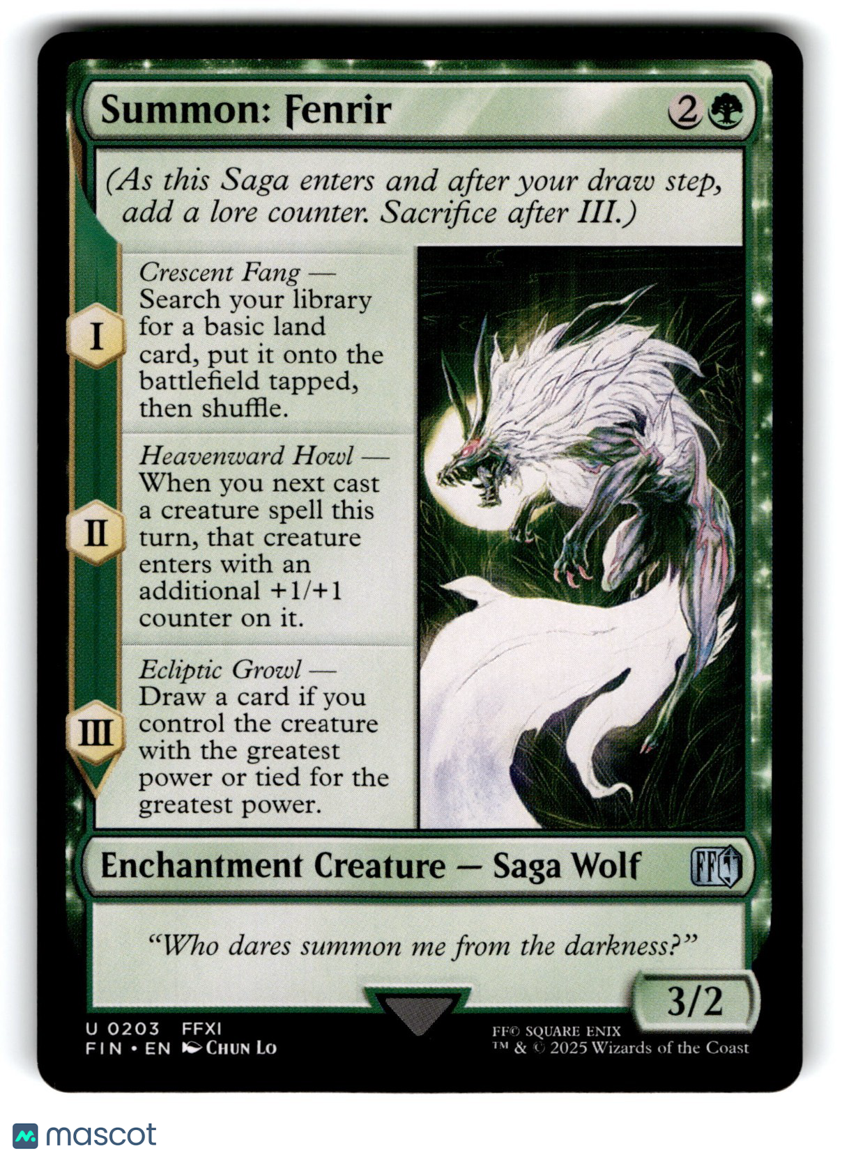 Summon: Fenrir Final Fantasy Regular