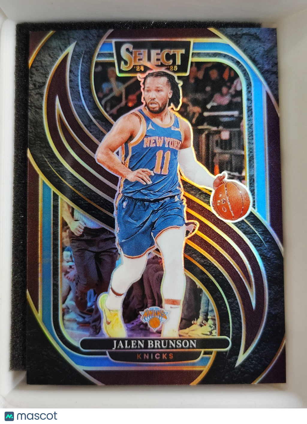 2024-25 Panini Select - Premier Level Jalen Brunson #151 Blue Prizm 071/175