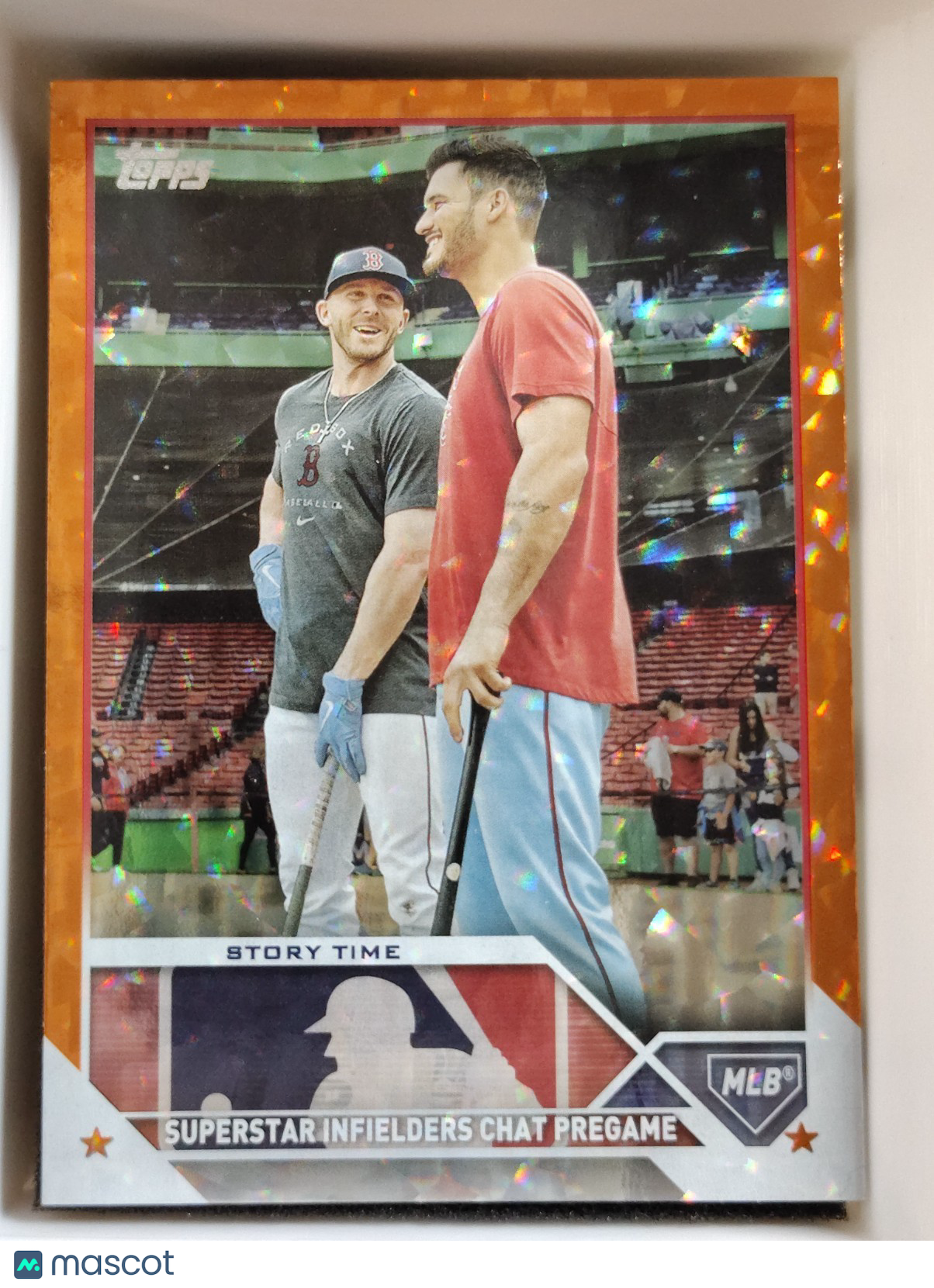 2023 Topps Series 2 Checklist Nolan Arenado, Trevor Story #351 Orange Foil /299